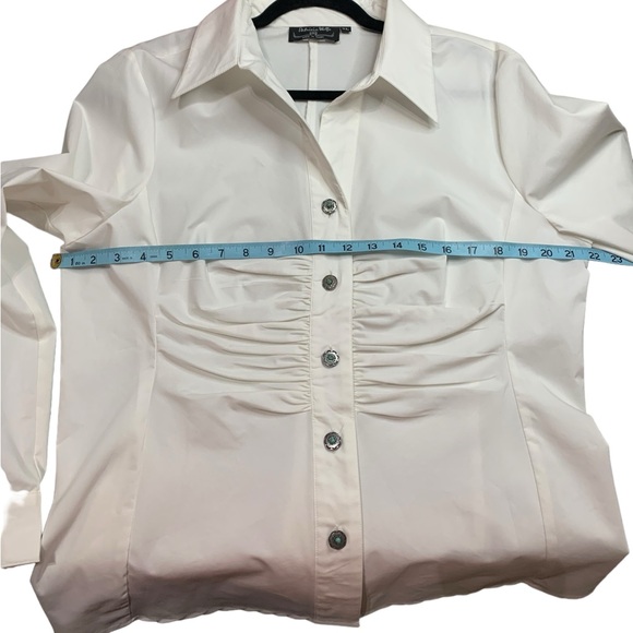 Patricia Wolfe Made in Texas vintage white button down - Picture 2 of 7